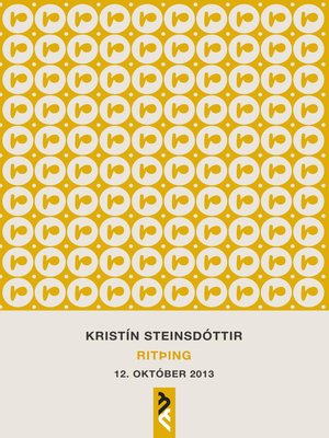 cover image of Kristín Steinsdóttir : ritþing 12. október 2013